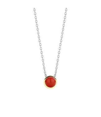 Collier 3845CR Koraal Rood