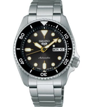 5 Sports SRPL79K1 Horloge Heren Zilverkleurig 38mm