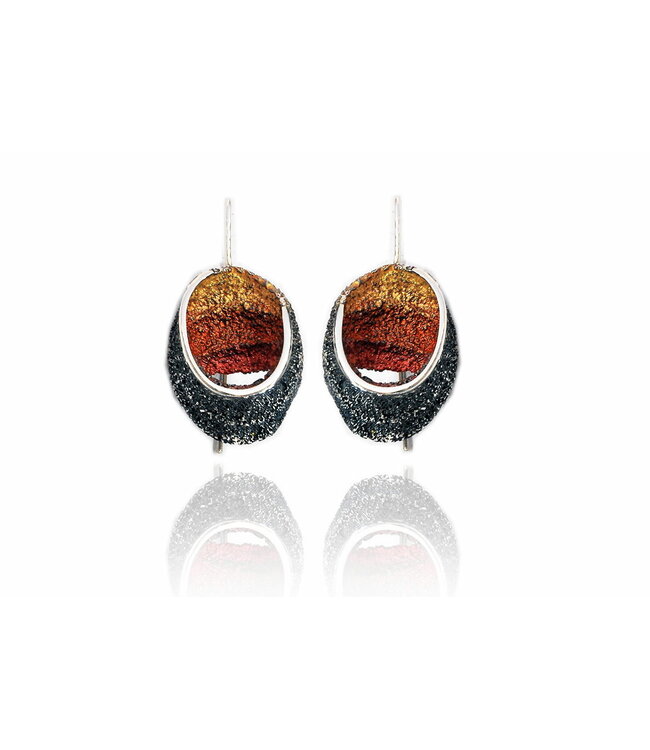 Arior Barcelona Oorbellen Emerald-green Sinera big earrings