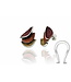 Arior Barcelona Earrings Ochre Smile big earrings