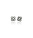 Arior Barcelona Oorbellen Medium Textured Panot Tile Earrings