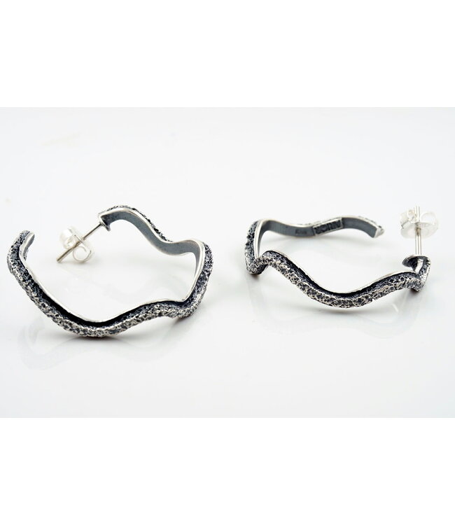 Arior Barcelona Earrings Simone big texture earring