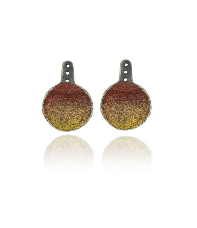 Arior Barcelona Oorbellen Singular ochre Duplex earring