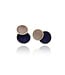 Arior Barcelona Earrings Singular big ochre 2 round earring