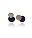 Arior Barcelona Oorbellen Singular big ochre 2 round earring