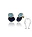 Arior Barcelona Earrings Singular big ochre 2 round earring