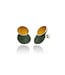 Arior Barcelona Earrings Singular big ochre 2 round earring