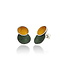 Arior Barcelona Oorbellen Singular big ochre 2 round earring