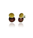 Arior Barcelona Oorbellen Singular big ochre 2 round earring