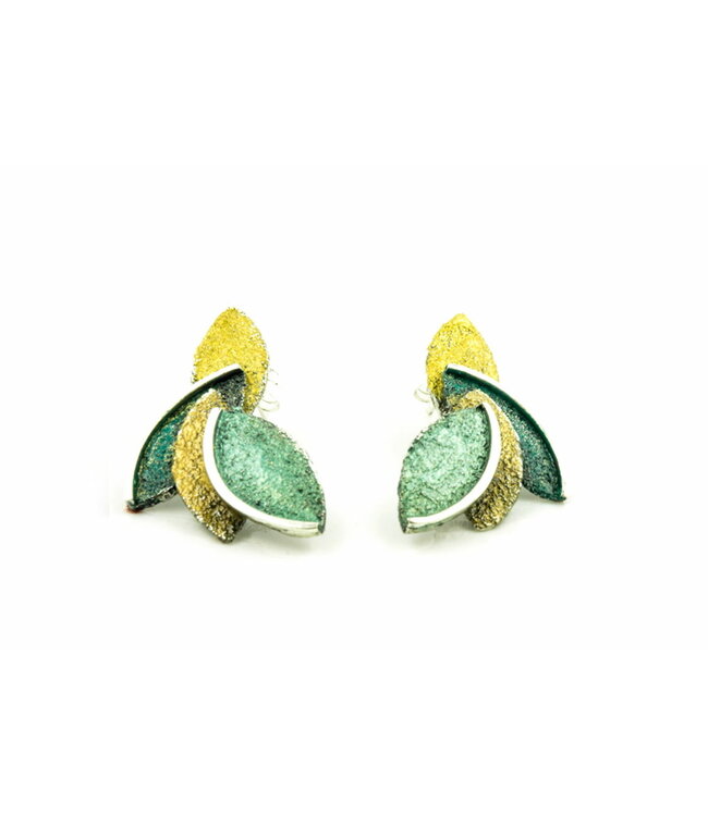 Arior Barcelona Earrings Eire green big earring