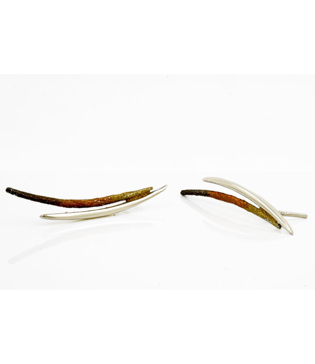 Arior Barcelona Oorbellen Dynamic ochre medium earring