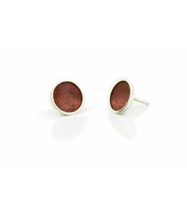 Arior Barcelona Earrings Singular GoldenBlack medium earring