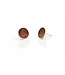 Arior Barcelona Oorbellen Singular GoldenBlack medium earring