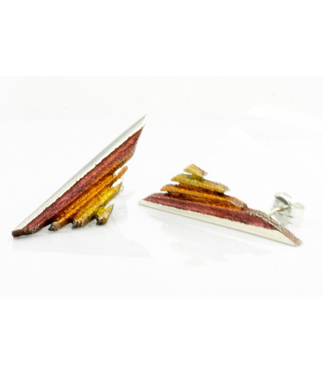 Arior Barcelona Oorbellen Dana ochre big earring