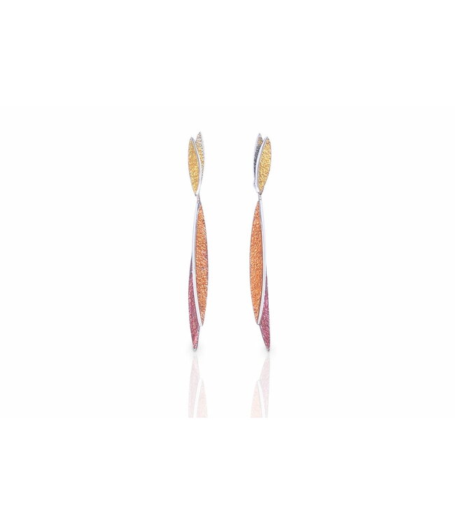 Arior Barcelona Earrings Lara ochre 2 pieces earring