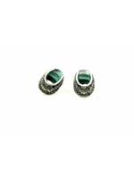 Arior Barcelona Small Emerald Green Sinera Earrings