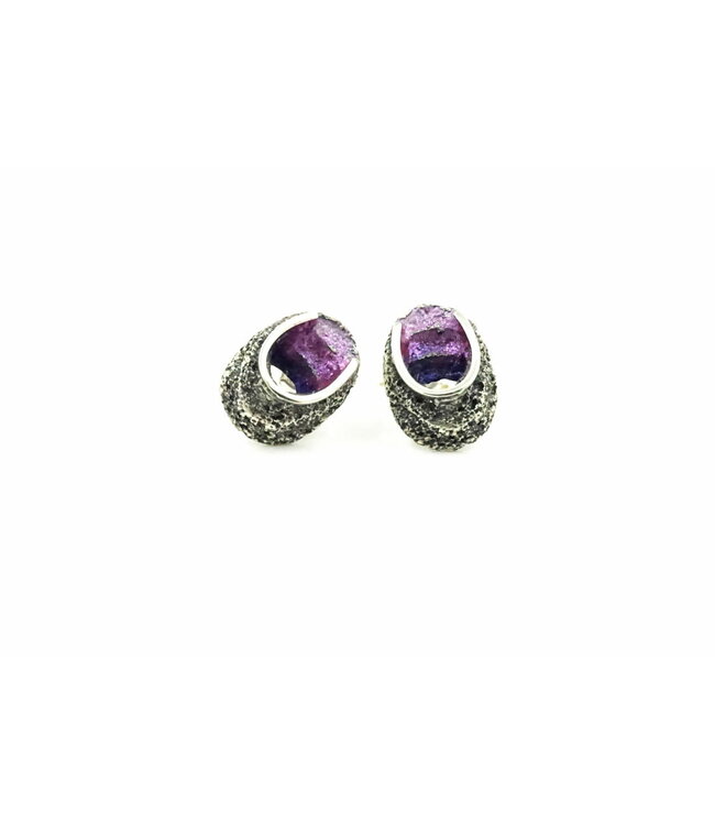 Arior Barcelona Small Emerald Green Sinera Earrings