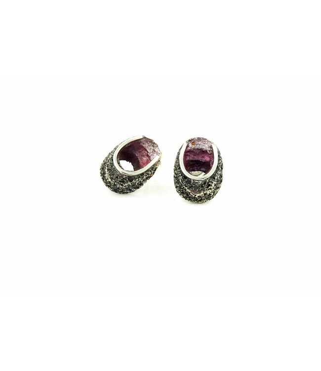 Arior Barcelona Small Emerald Green Sinera Earrings