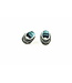 Arior Barcelona Small Emerald Green Sinera Earrings