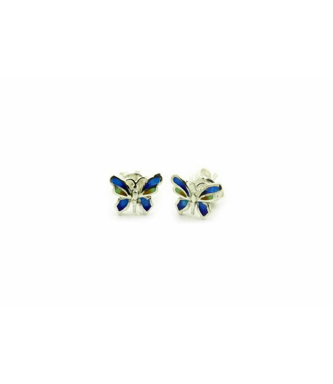 Arior Barcelona Oorbellen Butterfly blue mini earrings