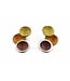 Arior Barcelona Earrings Singular ochre 3 round earring