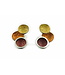 Arior Barcelona Oorbellen Singular ochre 3 round earring