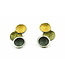 Arior Barcelona Oorbellen Singular ochre 3 round earring