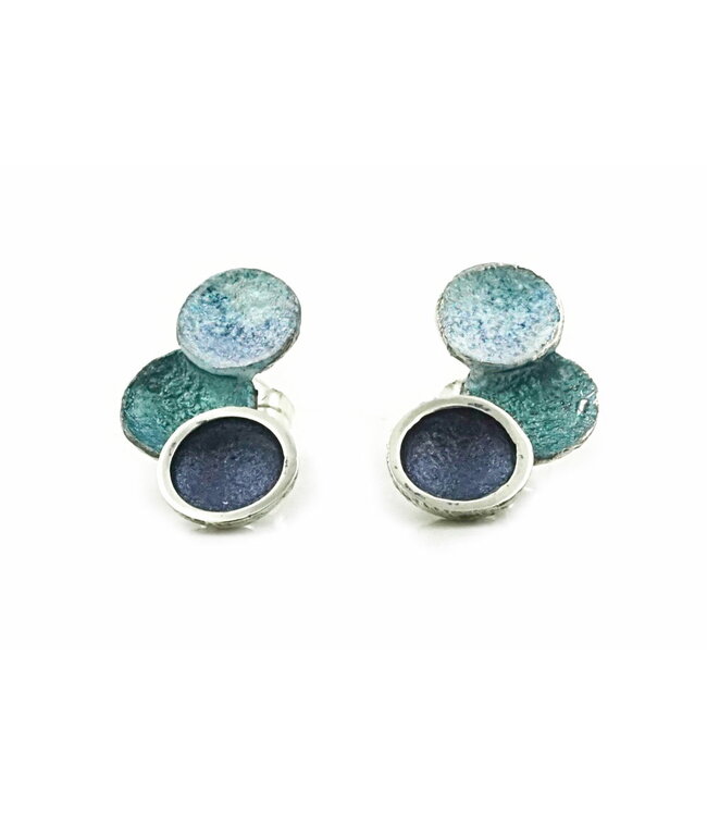 Arior Barcelona Earrings Singular ochre 3 round earring