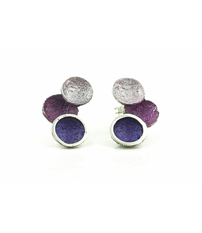 Arior Barcelona Earrings Singular ochre 3 round earring