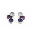 Arior Barcelona Earrings Singular ochre 3 round earring