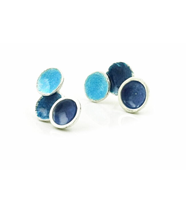 Arior Barcelona Earrings Singular ochre 3 round earring