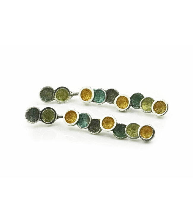 Arior Barcelona Oorbellen Singular ochre 2 pieces small 9R Earring