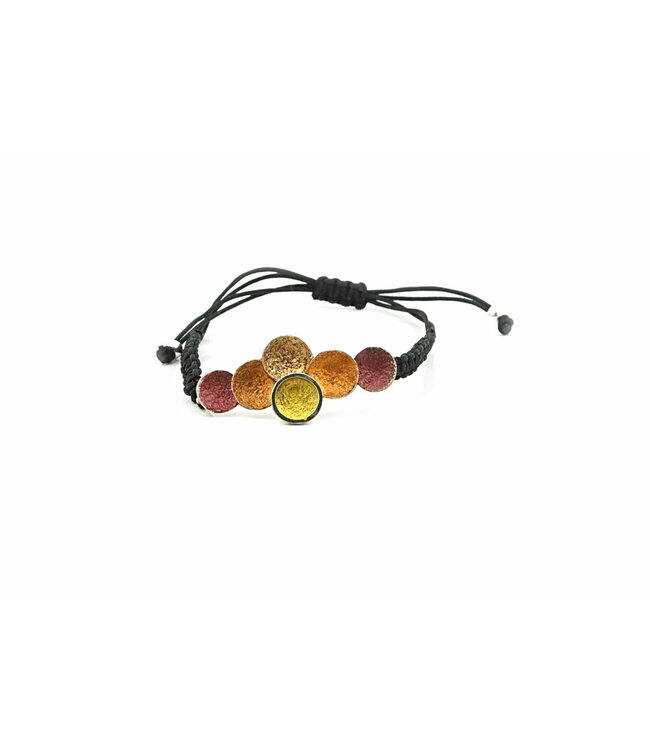 Arior Barcelona Bracelet Singular ochre macramé bracelet