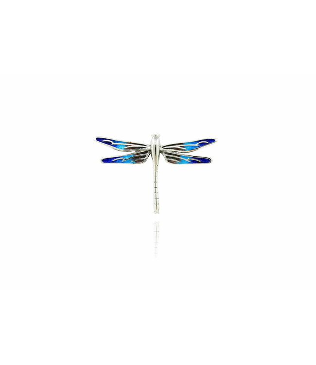 Arior Barcelona Pendant Dragonfly orange-green-blue enamel pendant