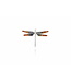 Arior Barcelona Pendant Dragonfly orange-green-blue enamel pendant