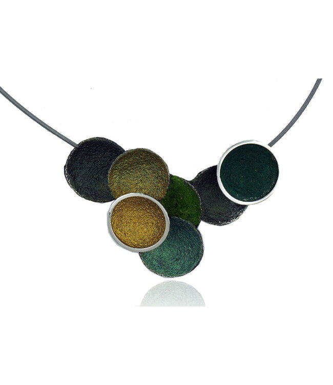 Arior Barcelona Sieraden Singular GoldenBlack Premium pendant