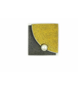 Arior Barcelona Arior Barcelona Double pendant fulla soft pink texture PEARL
