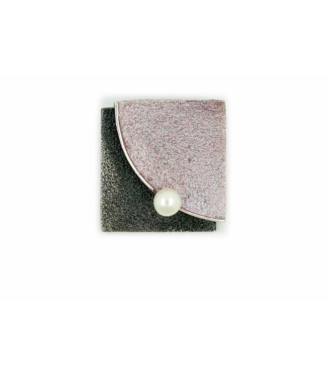 Arior Barcelona Pendant Double pendant fulla soft pink texture PEARL
