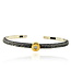 Arior Barcelona Armband Smooth Kora Bangle, Large Round Diamond Setting
