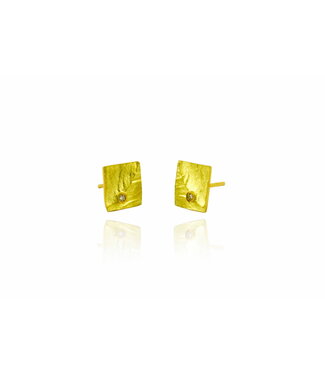 Arior Barcelona Arior Barcelona DobleFulla silver&gold little earring