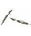 Arior Barcelona Earrings Fi silver& gold big earrinig