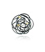 Arior Barcelona Hanger Caos silver&gold 1 brilliant pendant