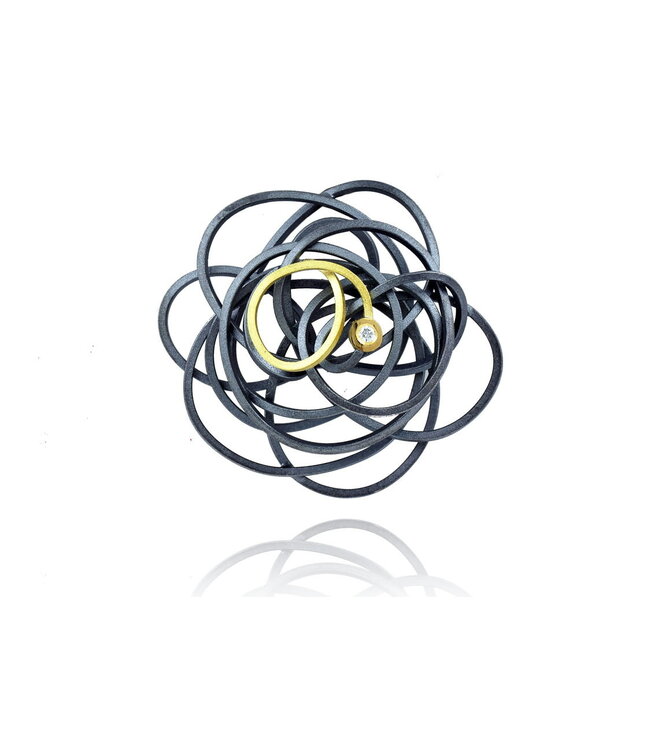 Arior Barcelona Pendant Caos silver&gold