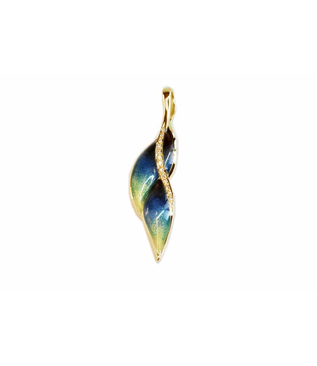 Arior Barcelona Pendant Botanic blue little pendant