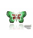 Arior Barcelona Broche Mosaic "trencadís" Butterfly violet-grey big brooch