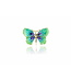 Arior Barcelona Broche Small Black-Colorful Butterfly Brooch