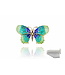 Arior Barcelona Brooch Medium colorful butterfly brooch
