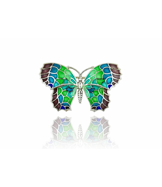 Arior Barcelona Brooch Medium colorful butterfly brooch