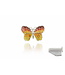 Arior Barcelona Broche Small Black-Colorful Butterfly Brooch