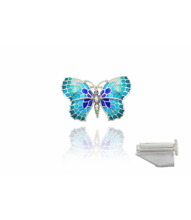 Arior Barcelona Brooch Small Black-Colorful Butterfly Brooch